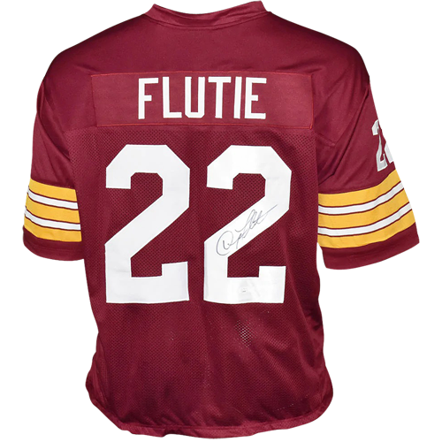 Doug Flutie Autographed Boston College Red 22 Custom Jersey JSA Palm Beach Autographs LLC