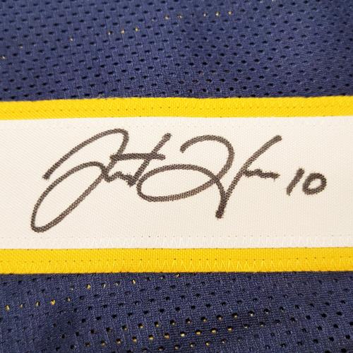 Justin Herbert Autographed Los Angeles (Navy Blue #10) Jersey - BAS