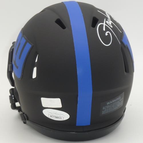 Lawrence Taylor Autographed New York Giants (ECLIPSE) Mini Helmet - Beckett Witness