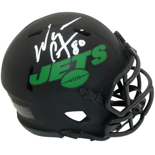 Wayne Chrebet Autographed New York Jets (ECLIPSE) Mini Helmet - JSA
