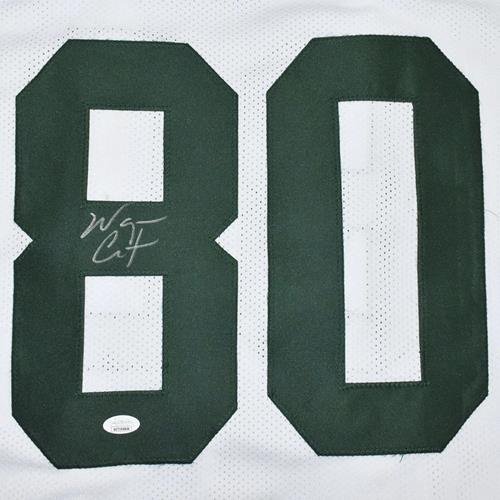 Wayne Chrebet Autographed New York (White #80) Custom Jersey - JSA