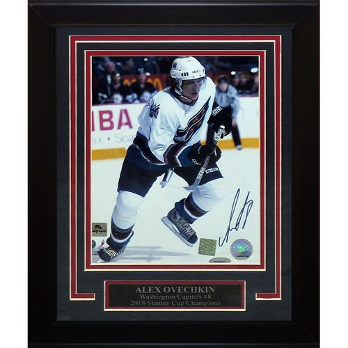 Alex Ovechkin Autographed Washington Capitals Deluxe Framed 8x10 Photo - JSA