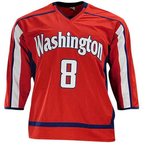 Alexander Ovechkin Autographed Washington (Red #8) Custom Jersey - JSA