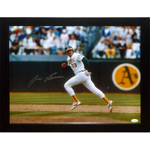 Jose Canseco Autographed Oakland Athletics A's Framed 16x20 Photo
