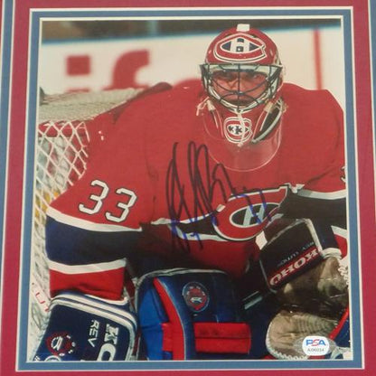 Patrick Roy Autographed Montreal Canadiens Deluxe Framed 8x10 Photo - JSA