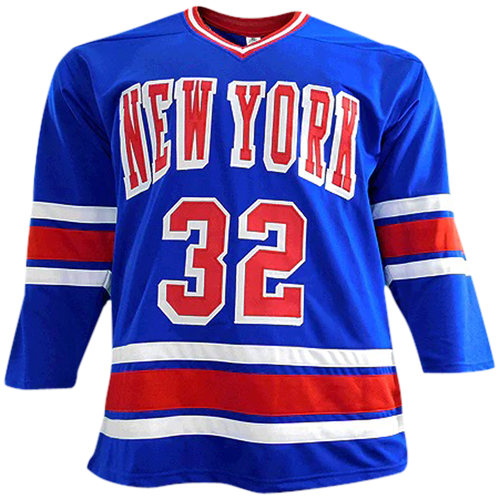 Stephane Matteau Autographed New York (Blue #32) Custom Jersey w/ 94' Cup - JSA