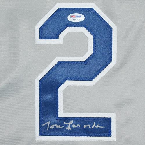 Tommy Lasorda Autographed Los Angeles Dodgers (Grey #2) Custom Jersey - JSA