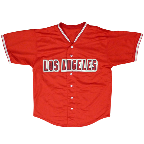 Vladimir Guerrero Sr. Autographed Los Angeles (Red #27) Custom Jersey - Beckett