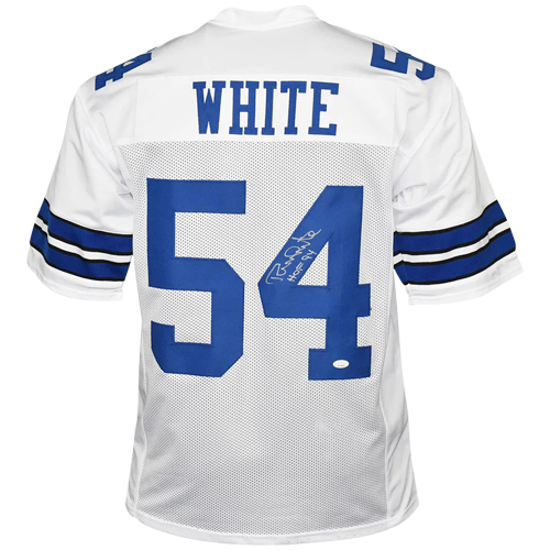 Randy White Autographed Dallas Cowboys (White #54) Custom Jersey - JSA