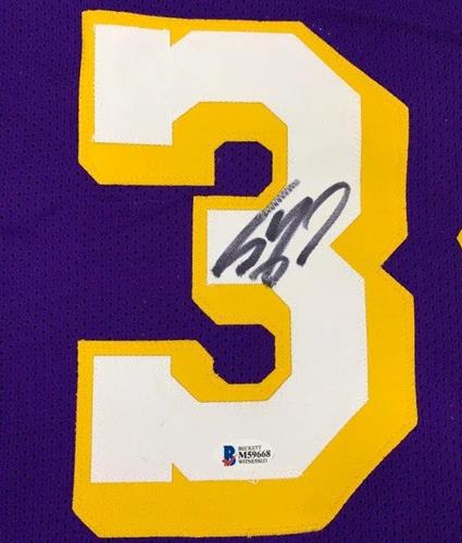 Shaquille O'Neal Autographed Los Angeles (Purple #34) Custom Jersey - Beckett