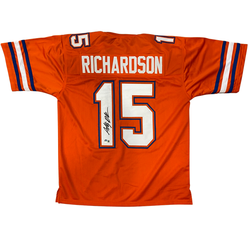 Anthony Richardson Autographed Florida (Orange #15) Custom Jersey - Beckett