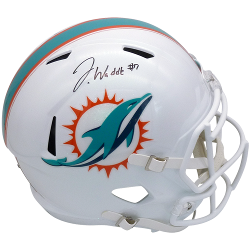 Jaylen Waddle Autographed Miami Dolphins (Speed) Deluxe Full-Size Replica Helmet - Fanatics