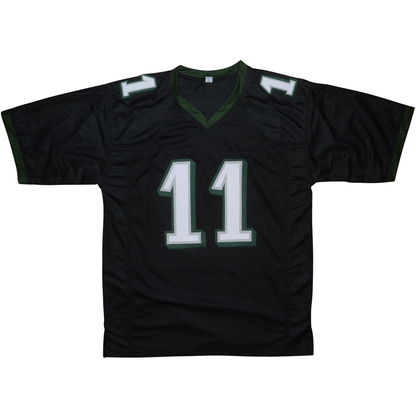 AJ Brown Autographed Philadelphia (Black #11) Custom Jersey - Beckett