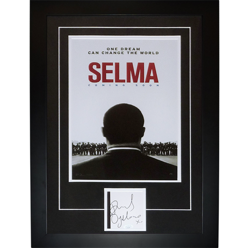Selma 11x17 Movie Poster Deluxe Framed with David Oyelowo Autograph - JSA