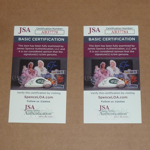 Nick Offerman And Amy Poehler Autographed Parks and Recreation Deluxe Framed Piece