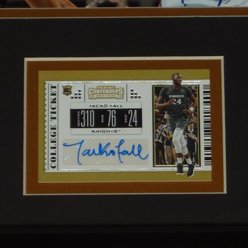 Tacko Fall Autographed UCF Golden Knights Signature Series Card Frame