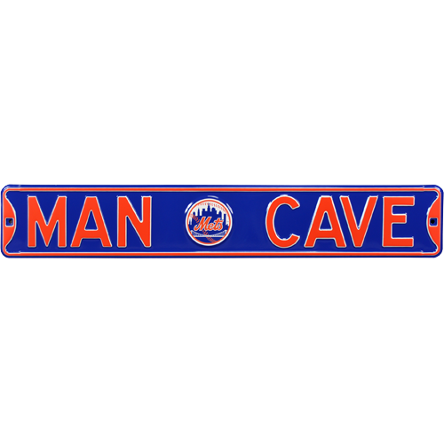 New York Mets "MAN CAVE" Authentic Street Sign