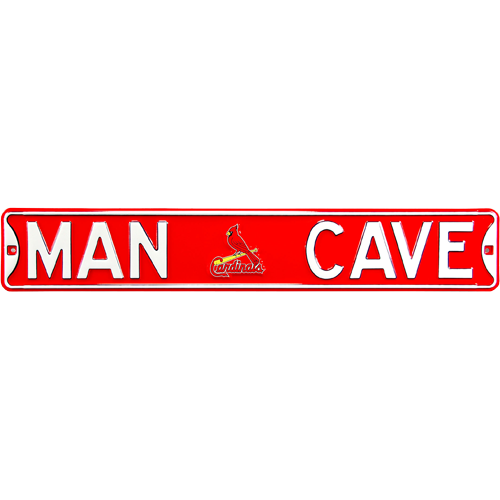 St. Louis Cardinals "MAN CAVE" Authentic Street Sign