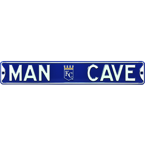 Kansas City Royals "MAN CAVE" Authentic Street Sign