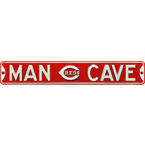 Cincinnati Reds "MAN CAVE" Authentic Street Sign