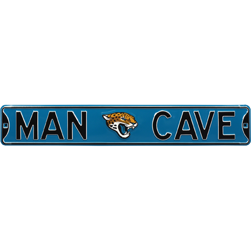 Jacksonville Jaguars "MAN CAVE" Authentic Street Sign