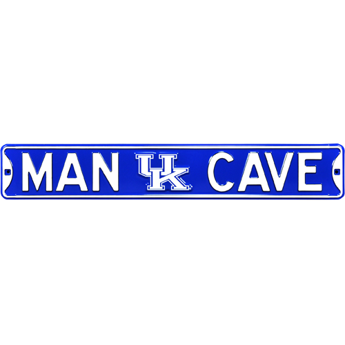Kentucky Wildcats "MAN CAVE" Authentic Street Sign