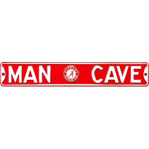 Alabama Crimson Tide "MAN CAVE" Authentic Street Sign