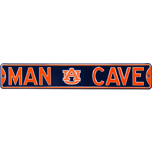 Auburn Tigers "MAN CAVE" Authentic Street Sign