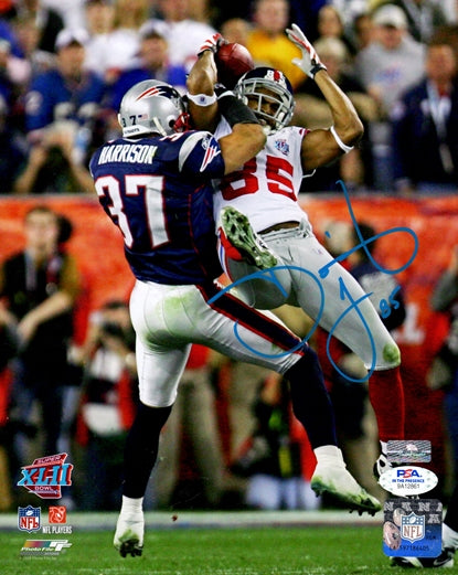 David Tyree Autographed New York Giants (SB Catch) 8x10 Photo - PSA