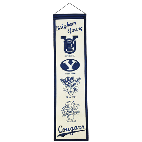 Brigham Young BYU Cougars Heritage Banner