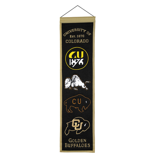 Colorado Buffaloes Logo Evolution Heritage Banner