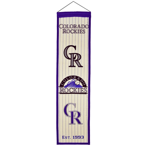 Colorado Rockies Logo Evolution Heritage Banner