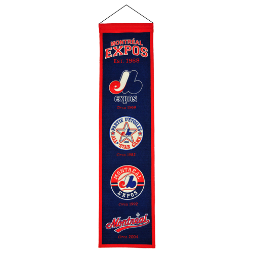 Montreal Expos Logo Evolution Heritage Banner