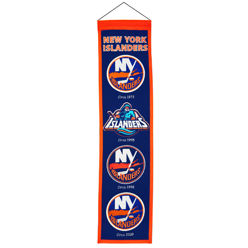 New York Islanders Logo Evolution Heritage Banner