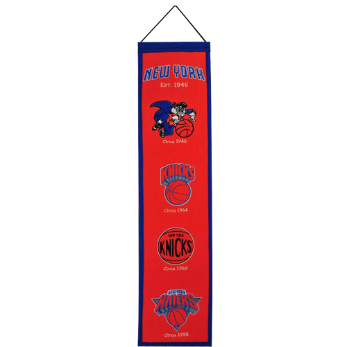 New York Knicks Logo Evolution Heritage Banner