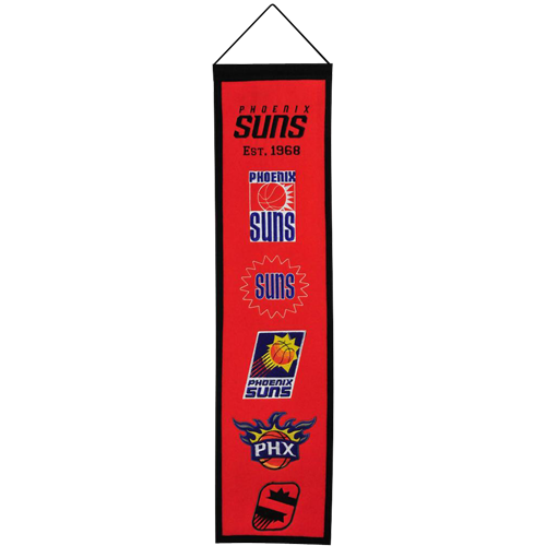 Phoenix Suns Logo Evolution Heritage Banner