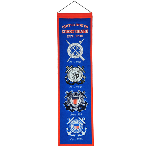 United States of America Coast Guard Evolution Heritage Banner