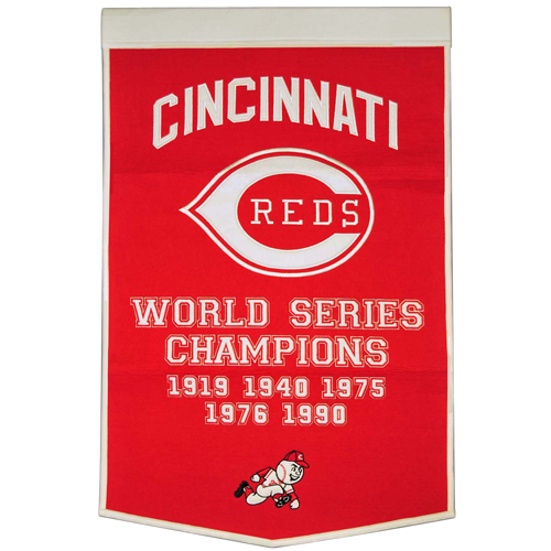 Cincinnati Reds World Series Championship Dynasty Banner