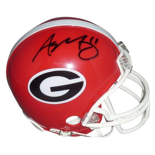 Aaron Murray Autographed Georgia Bulldogs Mini Helmet