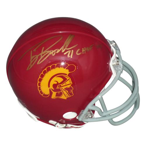Tony Boselli Autographed USC Trojans Mini Helmet w/ "CHOF 14"