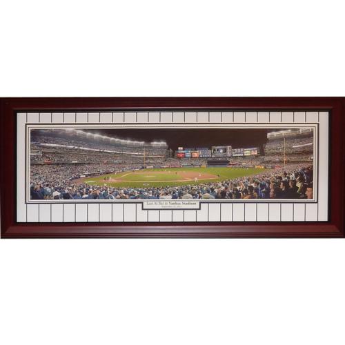 New York Yankees (Derek Jeter Last At Bat at Yankee Stadium) Deluxe Framed Panoramic Photo