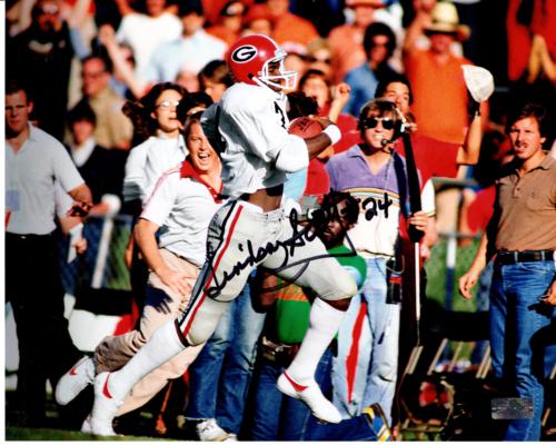 Lindsay Scott Autographed Georgia Bulldogs (Run Lindsay Run) 8x10 Photo