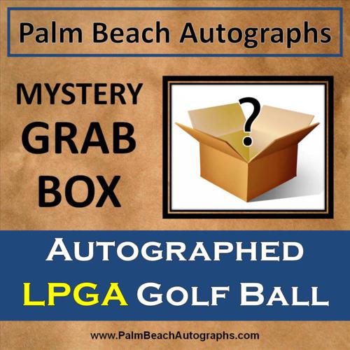 MYSTERY GRAB BOX - Autographed LPGA Tour Player Golf Ball
