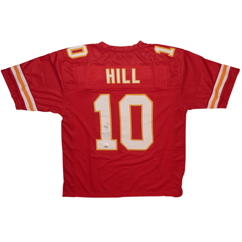 Tyreek Hill Autographed Kansas City Chiefs (Red #10) Jersey - JSA