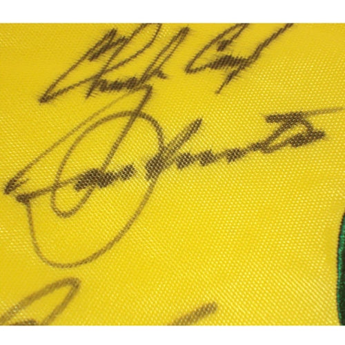 Masters Golf Pin Flag Autographed by 21 Former Champions #16