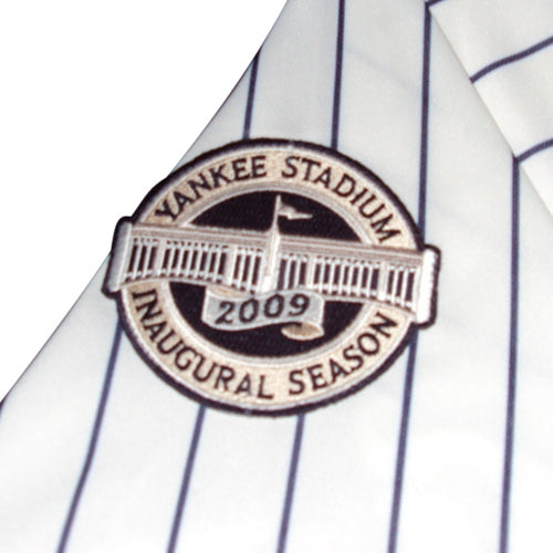 Derek Jeter Autographed New York Yankees (Pinstripe #2 2009 World Series Patches) Deluxe Framed Jersey - Steiner