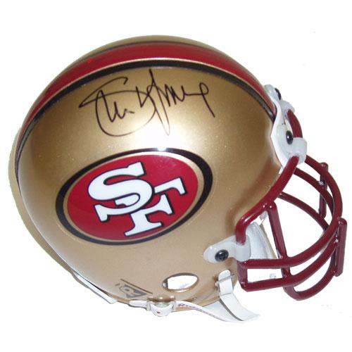 49ers football mini helmet Steve Young Autographed Authentic San Francisco 49ers Helmet (JSA)