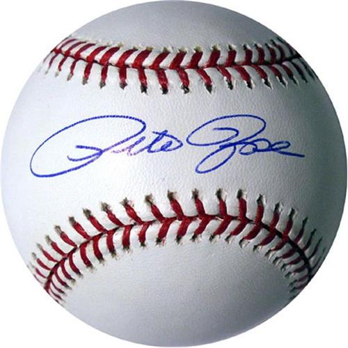 Pete Rose Autographed MLB Baseball