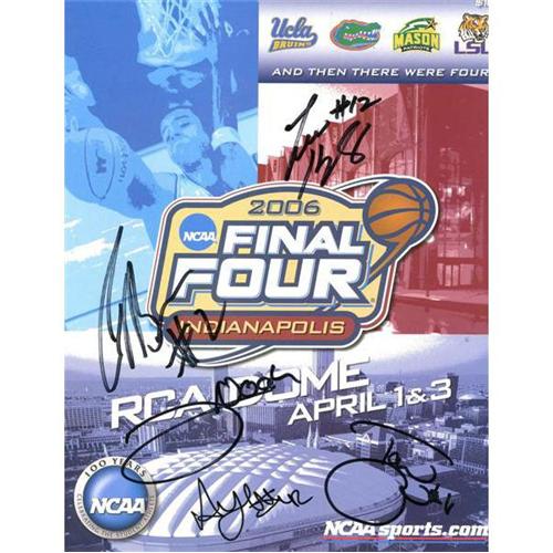 Florida Gators "Starting 5" (Corey Brewer , Taurean Green , Al Horford , Lee Humphrey , Joakim Noah) Autographed (2006 Final Four) Game Program