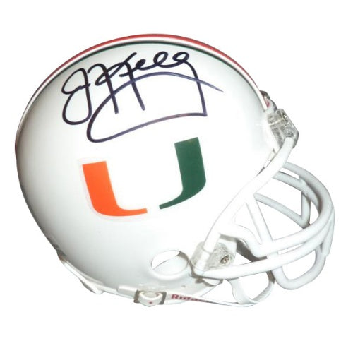 Jim Kelly Autographed Miami Hurricanes Mini Helmet - Kelly Holo